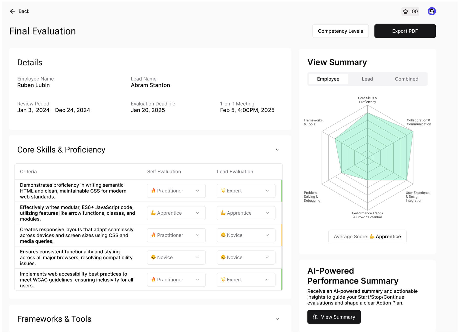 skills matrices driving employee development and growth